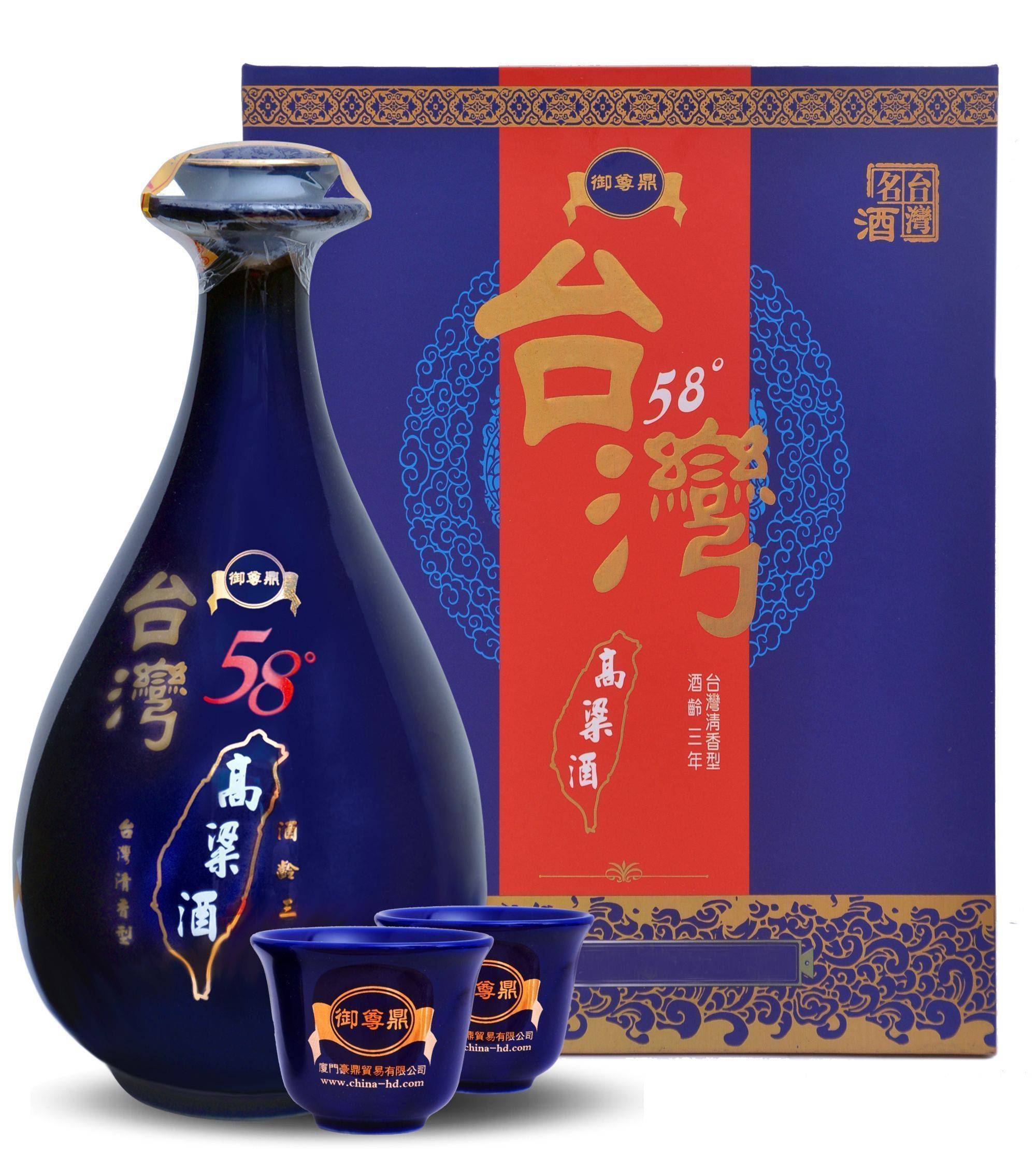 御尊鼎台灣高粱酒-藍鼎58%600毫升