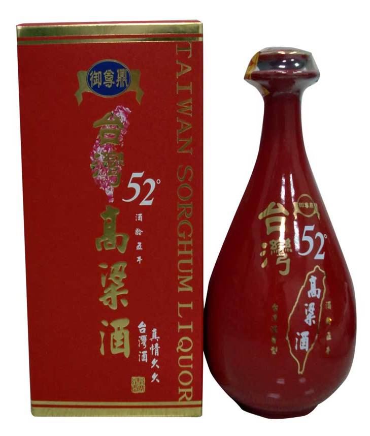 御尊鼎台灣高粱酒-紅鼎52%600毫升